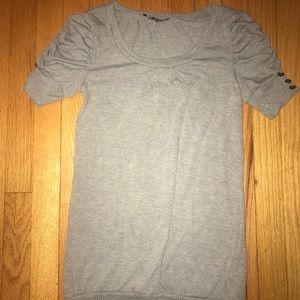 Sold 4 Small s gray knit blouse top women casual work summer fall cute going out